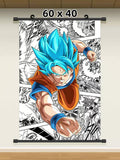 ANIMANGA Anime Poster - SS Blue Goku Fight