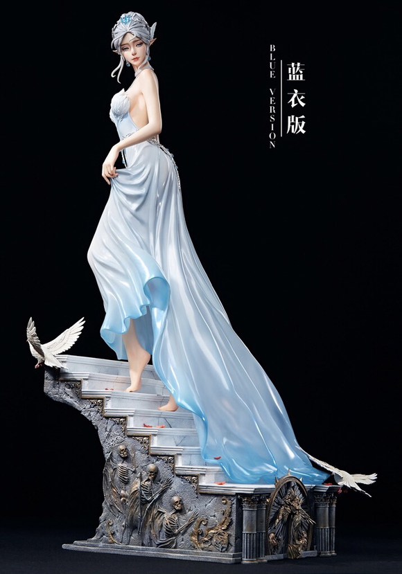 60cm 1/4 Princess Yan statue blue dress version