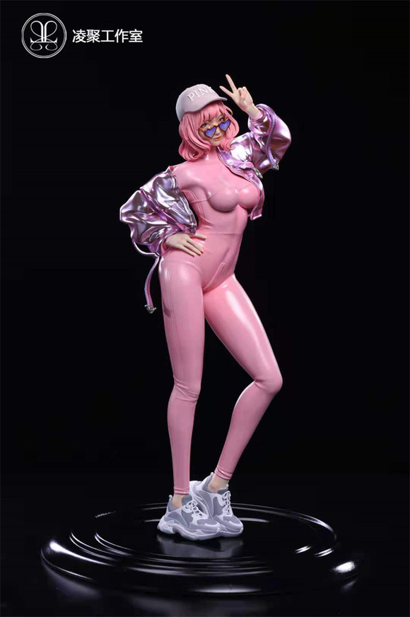 35cm 1/5 Pink Girl statue