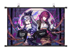 ANIMANGA Anime Poster - Star Rail Silver Wolf & Kafka
