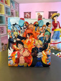 Waterproof Oxford Tote Bag with Flocking Print - One Piece Reunion