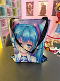 Waterproof Oxford Tote Bag with Flocking Print - Digital Hatsune Miku