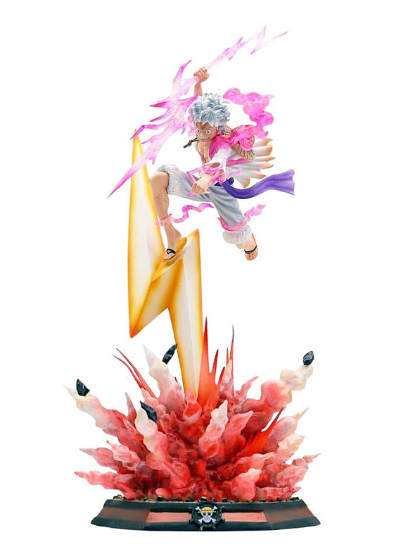 42cm One Piece: Nikka Luffy Lightning Bomb Figure