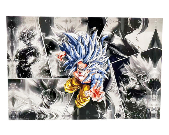 3D Anime Acrylic Block - Dragon Ball: Super Saiyan 5 Goku