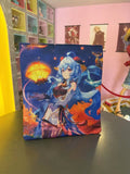 Waterproof Oxford Tote Bag with Flocking Print - Genshin Impact Ganyu
