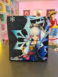 Waterproof Oxford Tote Bag with Flocking Print - Genshin Impact Kamisato Ayaka