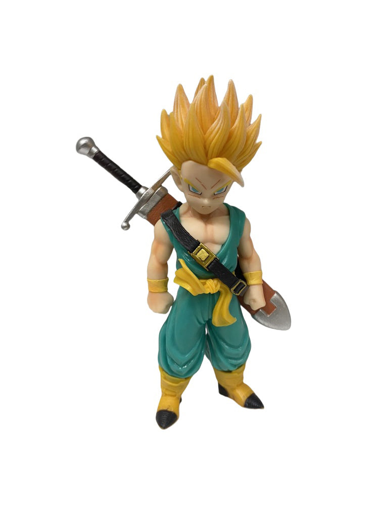 トイガン 2D Dragon Ball Trunks Model, 29cm Dragon Ball Super Trunks Figure Repaint
