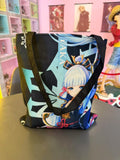 Waterproof Oxford Tote Bag with Flocking Print - Genshin Impact Kamisato Ayaka