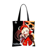 Waterproof Oxford Tote Bag with Flocking Print - Genshin Impact Klee