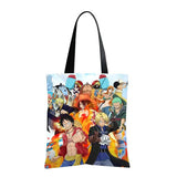 Waterproof Oxford Tote Bag with Flocking Print - One Piece Reunion