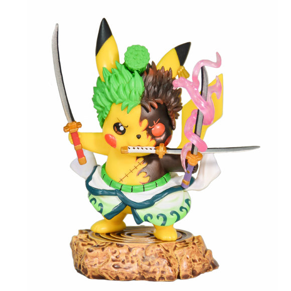 6 inch One Piece: Pikachu Cos Roronoa Zoro Figure