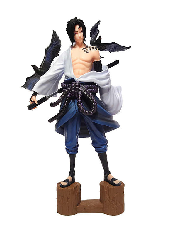 8 inch(1/10) Naruto Shippuden: Crow Sasuke Figure